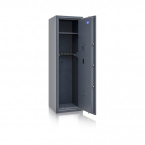 Waffenschrank St. Gallen WF 5 - 1500x450x450 / 170kg 56474 / Klasse I / RAL7024 /  Elektr. Business / DIN R